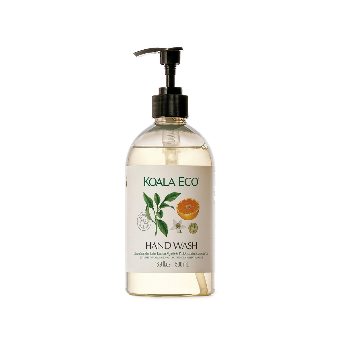 Mandarin, Lemon Myrtle & Pink Grapefruit Hand Wash 500ml