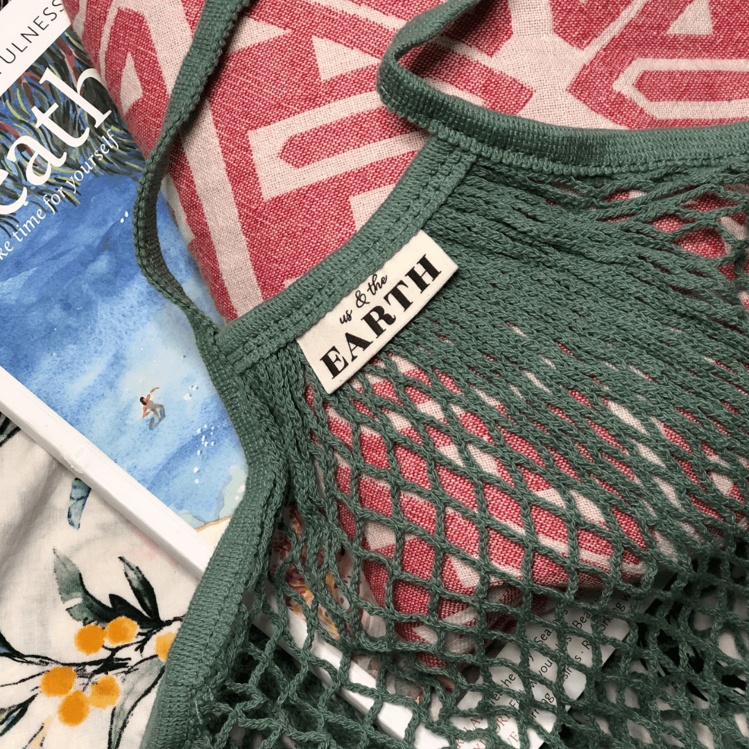 Reusable Cotton Shopping Net Bag