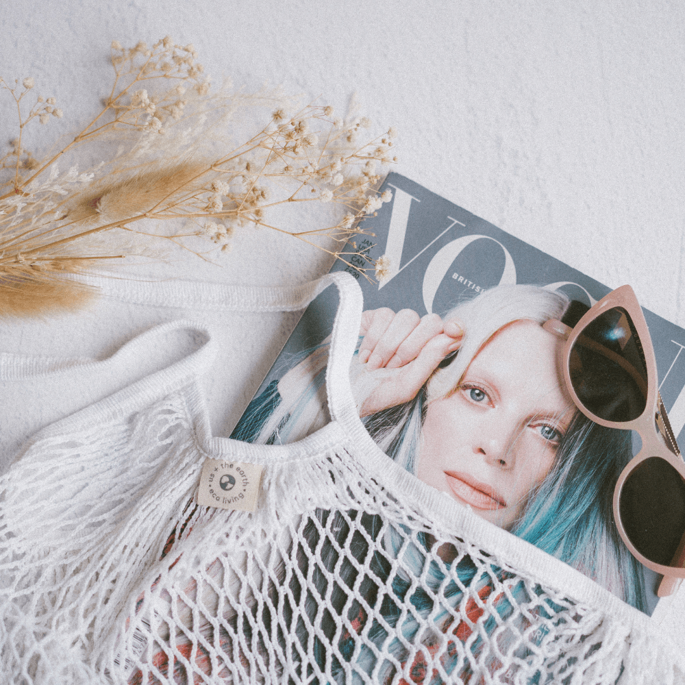 Reusable Cotton Shopping Net Bag