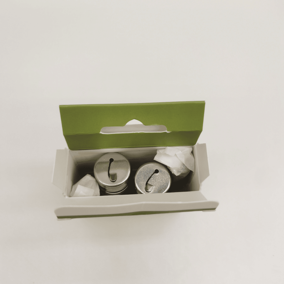 Eco Dental Floss Set - 2 Vials + 2 Refills