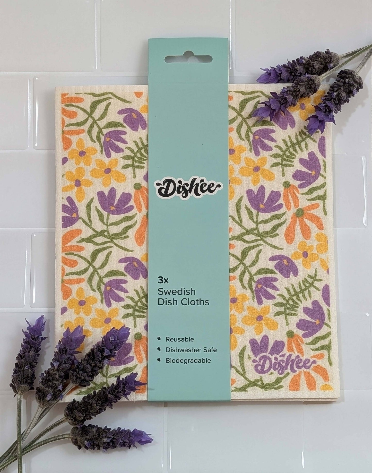 Dishee Swedish Dish Cloths - Flora Wild