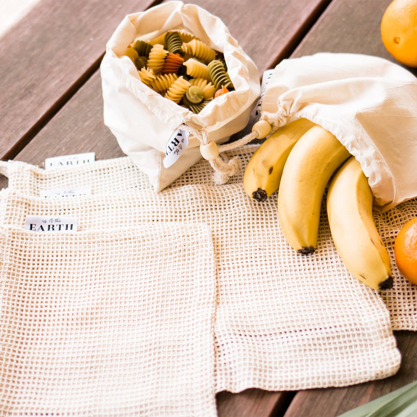 Farmer's Market Bundle | 6 Cotton Vegetable Bags