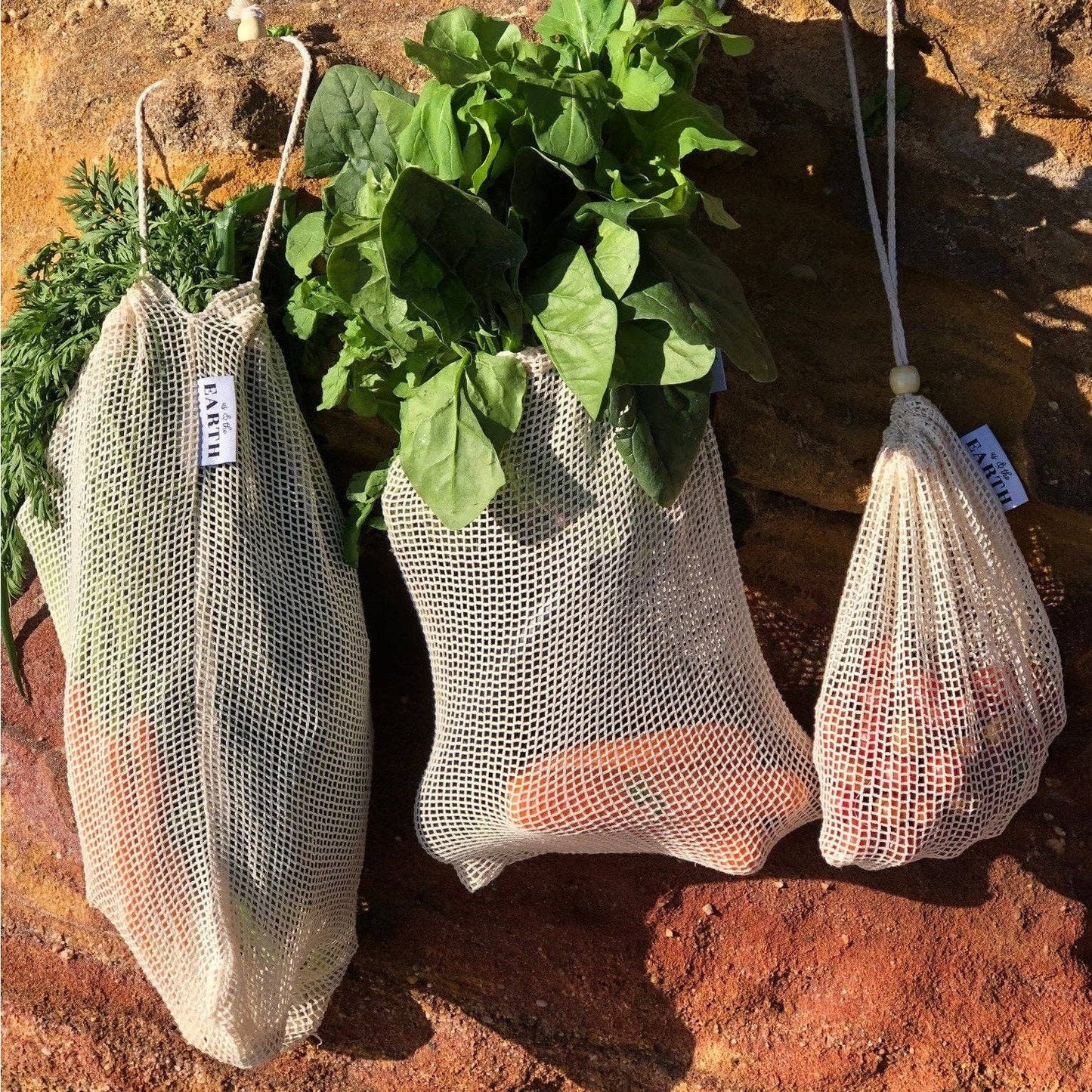 Farmer's Market Bundle | 6 Cotton Vegetable Bags