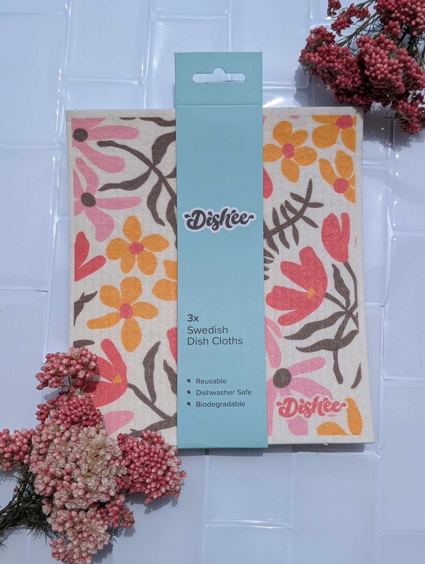 Dishee Swedish Dish Cloths - Flora Autumn