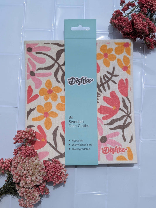 Dishee Swedish Dish Cloths - Flora Autumn