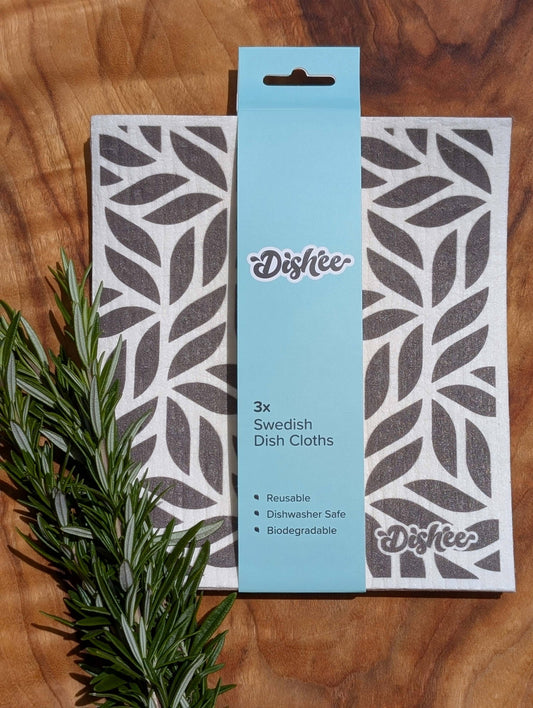 Dishee Swedish Dish Cloths - Patterns Leaves