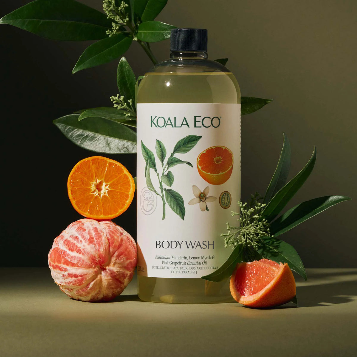 Mandarin, Lemon Myrtle & Pink Grapefruit  Body Wash 1L