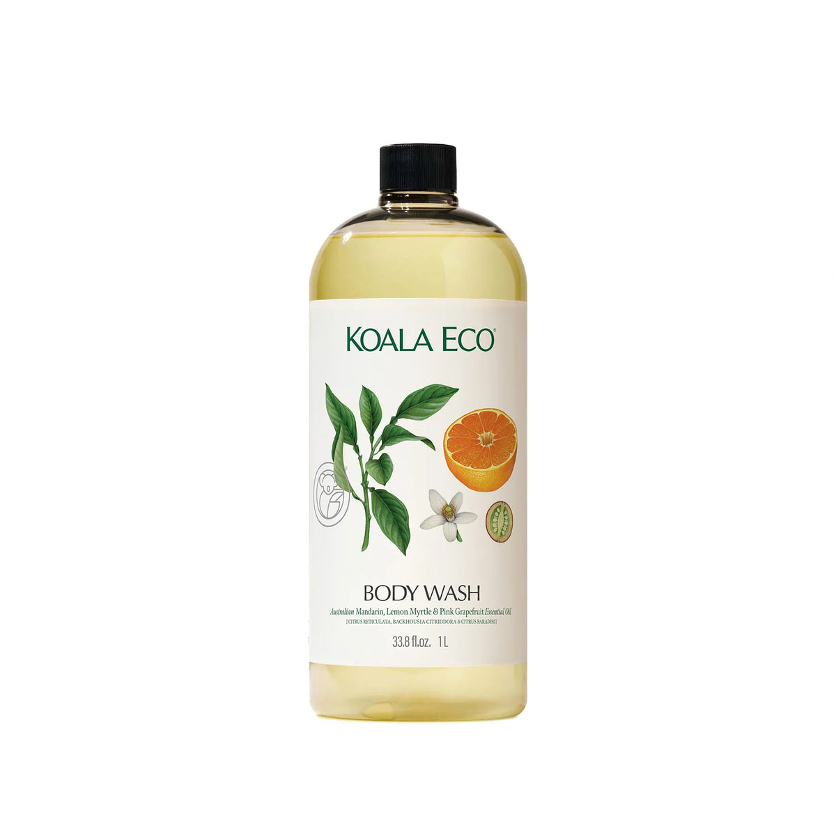 Mandarin, Lemon Myrtle & Pink Grapefruit  Body Wash 1L