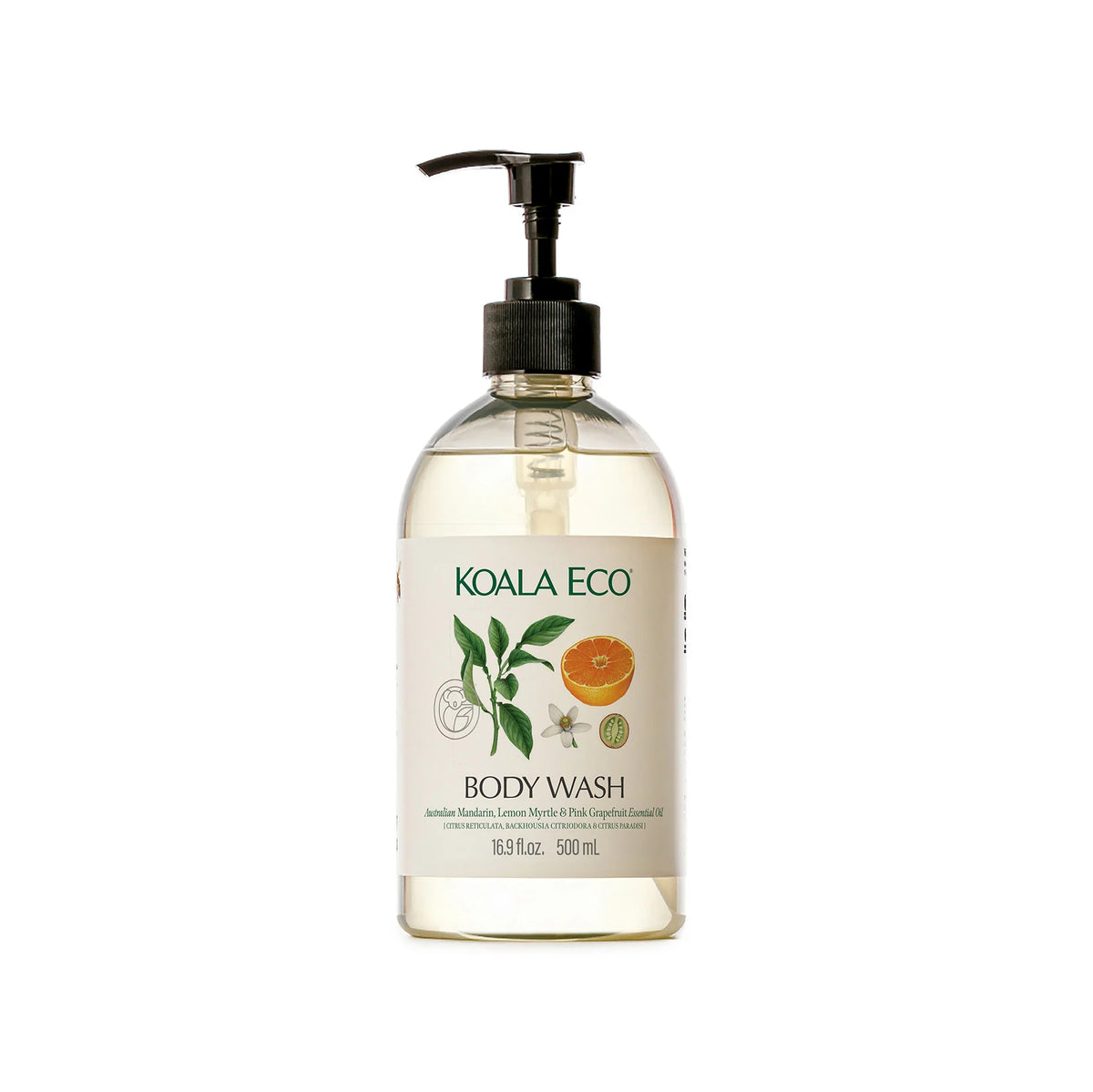 Mandarin, Lemon Myrtle & Pink Grapefruit  Body Wash 500ml
