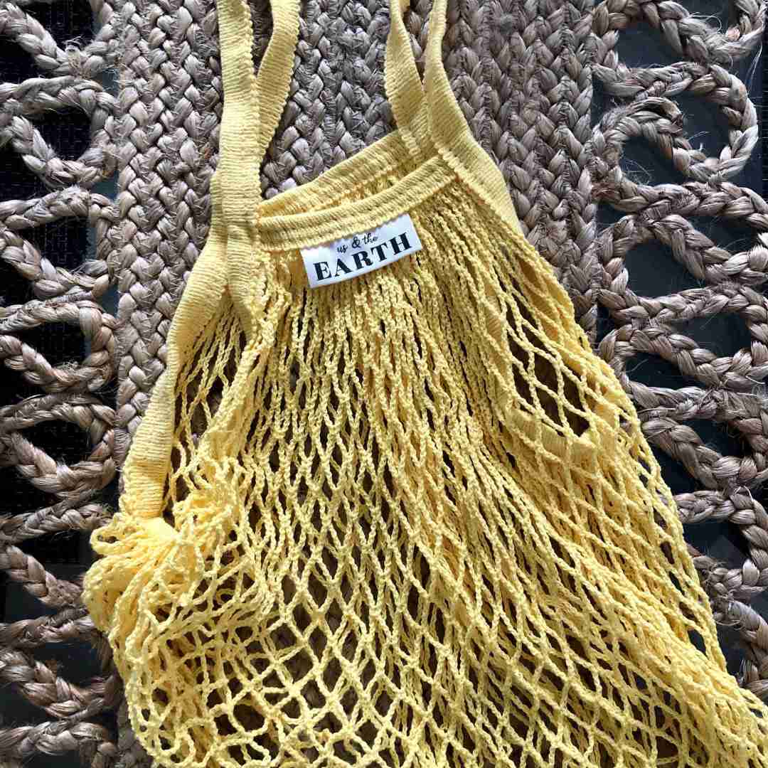 Reusable Cotton Shopping Net Bag
