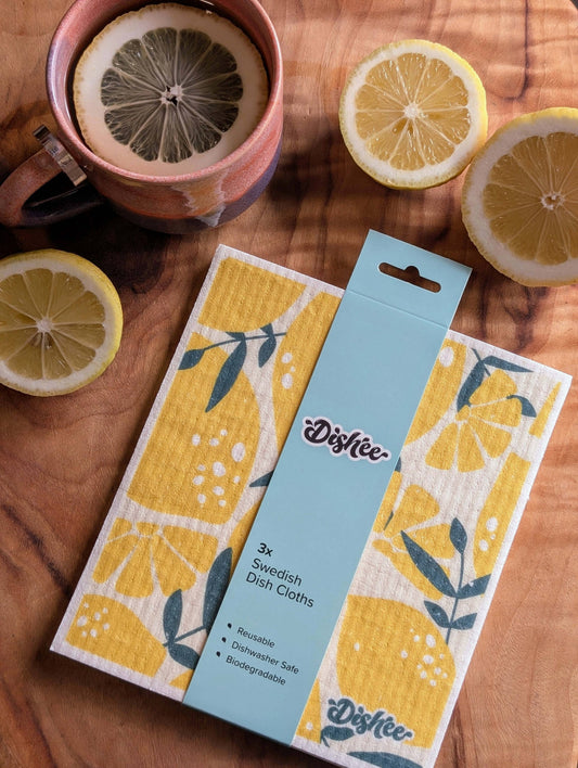 Dishee Swedish Dish Cloths - Fresh Fruits Lemon