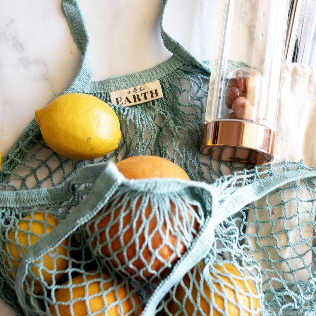 Reusable Cotton Shopping Net Bag